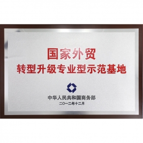 國家外貿(mào)轉(zhuǎn)型升級(jí)專業(yè)型示范基地