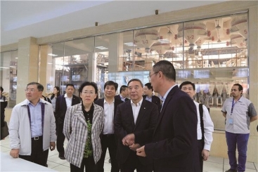 國資委副主任黃丹華到巨石埃及公司調研